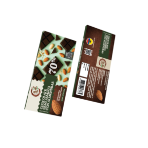 Chocolate Semi Amargo Con Almendras al 70%